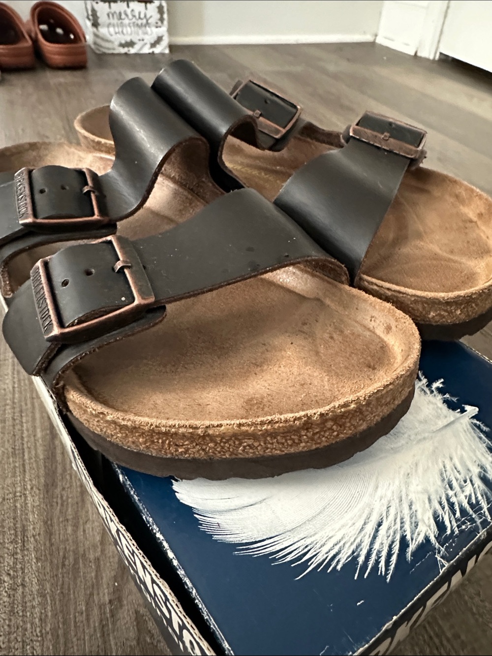 Classic Original 1774 inspired Arizona Birkenstock Sandals in Dark Brown